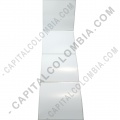 Ampliar foto de Rollo de etiquetas en papel bond de 500 rótulos a una columna 10cms x 10cms (100x100mm)