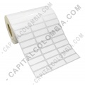 Rollo de etiquetas en papel de transferencia de 5.000 rótulos a tres columnas (3.2cms x 1cms)