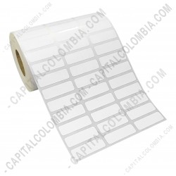 Ampliar foto de Rollo de etiquetas en papel de transferencia de 5.000 rótulos a tres columnas (3.2cms x 1cms)