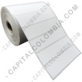 Rollo de etiquetas en papel térmico de 1.250 rótulos a una columna (10cms x 2.5cms)
