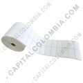 Ampliar foto de Rollo de etiquetas en papel térmico de 5.000 rótulos a dos columnas de 5cms x 2.5cms (50x25mm)