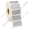 Rollo de etiquetas metalizadas de 2.500 rótulos a una columna 5cms x 2.5cms (50x25mm) - Marca CapitalColombia