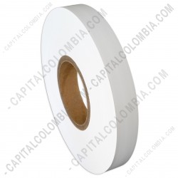 Ampliar foto de Rollo de Nylon Termofundible de 25mm x 200mts para etiquetar ropa