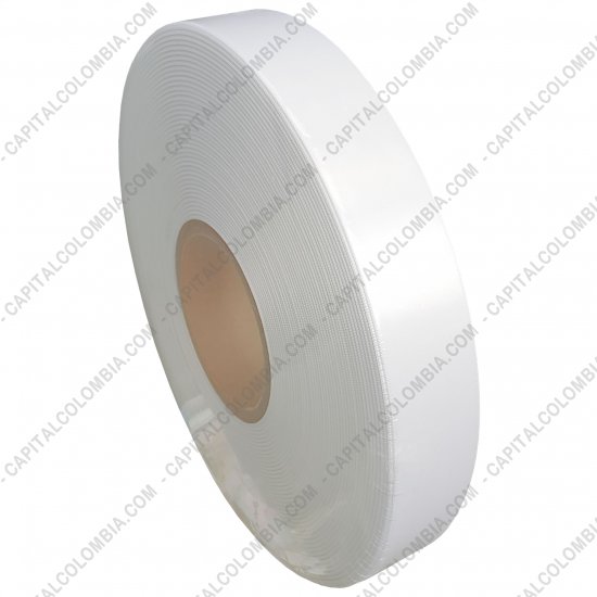 Rollos de etiquetas adhesivas y Nylon Textil, Marca: CapitalColombia - Rollo de Sat&iacute;n doble de 35mm x 200mts para crear etiquetas de ropa