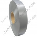 Rollo de Satín sencillo color Gris de 40mm x 200mts para crear etiquetas de ropa - Marca CapitalColombia