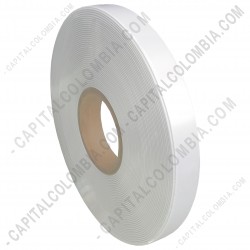 Ampliar foto de Rollo de Satín sencillo de 25mm x 200mts para crear etiquetas de ropa