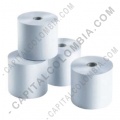 Rollos de papel para impresoras POS, Marca: CapitalColombia - Caja de Rollos de papel bond de 76mm X 40mts X 72 unidades