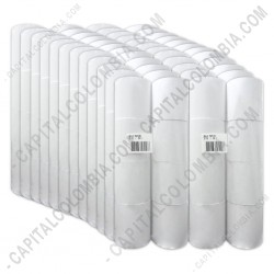 Ampliar foto de Caja de Rollos de papel térmico de 57mm X 30mts X 168 unidades