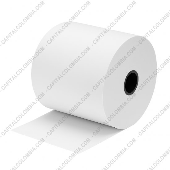 Rollos de papel para impresoras POS, Marca: CapitalColombia - Caja de Rollos de Papel Térmico de 80mm X 60mts X 60 Unidades
