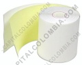Rollos de papel químico de 76mm X 30mts X 24 unidades