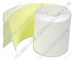 Ampliar foto de Rollos de papel químico de 76mm X 30mts X 24 unidades