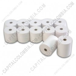 Ampliar foto de Rollos de papel térmico de 80mm X 60mts X 50 unidades