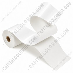Ampliar foto de Rollo continuo de Polipropileno Blanco Brillante de 4" x 50 mts para Epson C4000