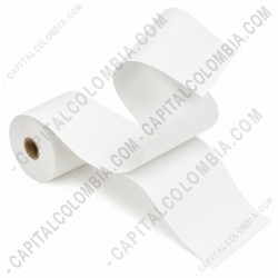 Ampliar foto de Rollo continuo de Polipropileno Blanco Mate de 4" x 100 mts para Epson C6000 y C6500