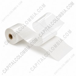 Ampliar foto de Rollo continuo de Polipropileno Transparente de 4" x 100 mts para Epson C6000 y C6500