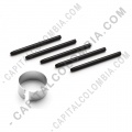Kit de cinco (5) puntas de repuesto negras para tablas digitalizadoras Wacom Bamboo/Creative e Intuos 2/3/4/5/Pro/Cintiq con extractor de puntas