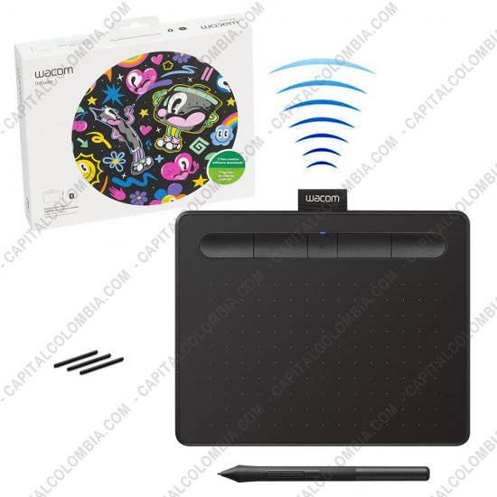 Tablas Digitalizadoras Wacom, Marca: Wacom - Tabla Digitalizadora Wacom Intuos Comfort S Pen Bluetooth Black - Lapiz 4K - inalámbrica - CTL4100WLK0
