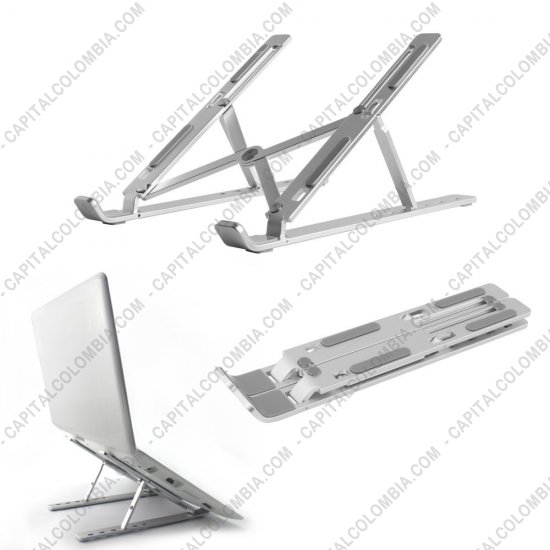 Tablas Digitalizadoras Wacom, Huion, Xp-Pen y otras, Marca: CapitalColombia - Base ajustable en aluminio para display digitalizador / laptop hasta 18"