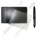 Combo Tabla Digitalizadora Huion 420 con lápiz y Protector - área activa de 10.59cm x 6.46cm