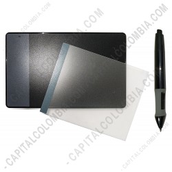 Ampliar foto de Combo Tabla Digitalizadora Huion 420 con lápiz y Protector - área activa de 10.59cm x 6.46cm