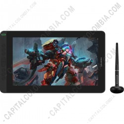 Ampliar foto de Display Digitalizador Huion Kamvas 13 Cosmo Black con lápiz 8k y área activa de 29.37cm x 16.52cm