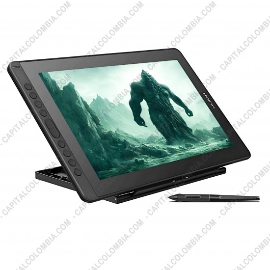 Tablas Digitalizadoras Wacom, Huion, Xp-Pen y otras, Marca: Huion - Display Digitalizador Huion Kamvas 16 con base, lápiz 8K y área activa de 34.42cm x 19.36cm