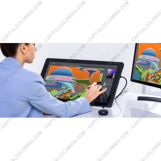 Tablas Digitalizadoras Wacom, Huion, Xp-Pen y otras, Marca: Huion - Display Digitalizador Huion Kamvas 22 Plus con base, lápiz 8K y área activa de 47.66cm x 26.81cm