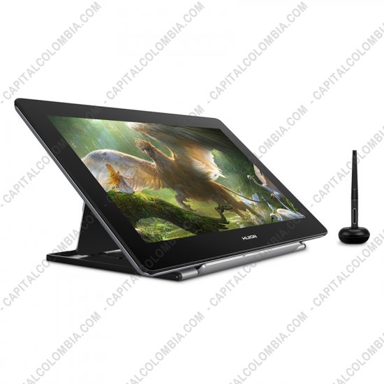 Tablas Digitalizadoras Wacom, Huion, Xp-Pen y otras, Marca: Huion - Display Digitalizador Huion Kamvas Pro 16 (4K UHD) con base, lápiz 8K y área activa de 34.56cm x 19.44cm