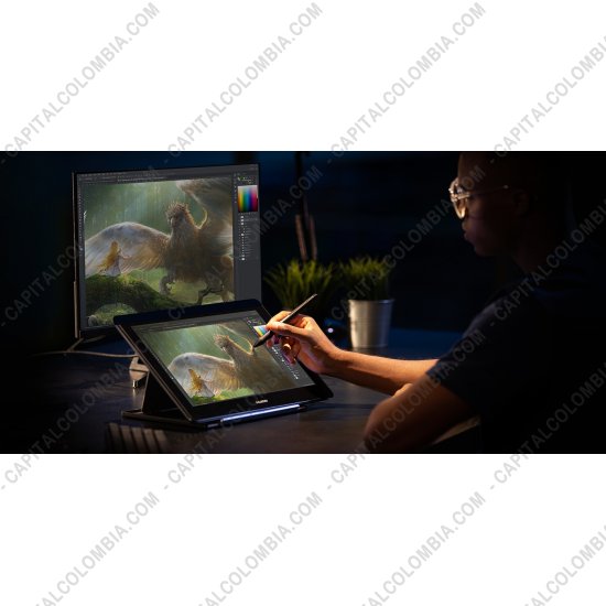 Tablas Digitalizadoras Wacom, Huion, Xp-Pen y otras, Marca: Huion - Display Digitalizador Huion Kamvas Pro 16 (4K UHD) con base, lápiz 8K y área activa de 34.56cm x 19.44cm