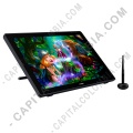 Tablas Digitalizadoras Wacom, Huion, Xp-Pen y otras, Marca: Huion - Display Digitalizador Huion Kamvas Pro 22 (2.5K QHD) con base, lápiz 8K y área activa de 47.54cm x 26.74cm - RDS-220