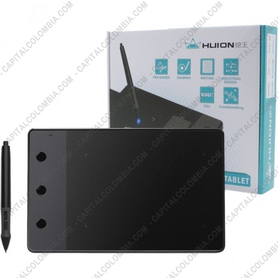 Tablas Digitalizadoras Wacom, Huion, Xp-Pen y otras, Marca: Huion - Tabla Digitalizadora Huion H420 con l&aacute;piz y &aacute;rea activa de 10.59cm x 6.46cm