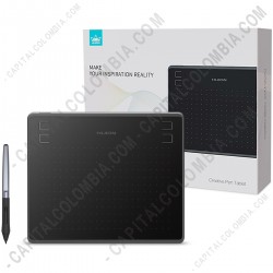 Ampliar foto de Tabla Digitalizadora Huion HS64 con lápiz 8K y área activa de 16cm x 10.2cm