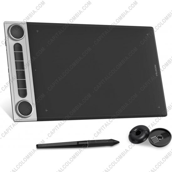 Tablas Digitalizadoras Wacom, Huion, Xp-Pen y otras, Marca: Huion - Tabla Digitalizadora Inalámbrica Huion Inspiroy Dial 2 Q630M y USB con lápiz 8K y área activa de 26.67cm x 16.67cm