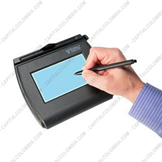 Tablas Digitalizadoras Wacom, Huion, Xp-Pen y otras, Marca: Topaz - Tabla Digitalizadora de Firmas Topaz SigLite LCD 4x3 y Backlight - USB-Serial - T-LBK750-BHSB-R