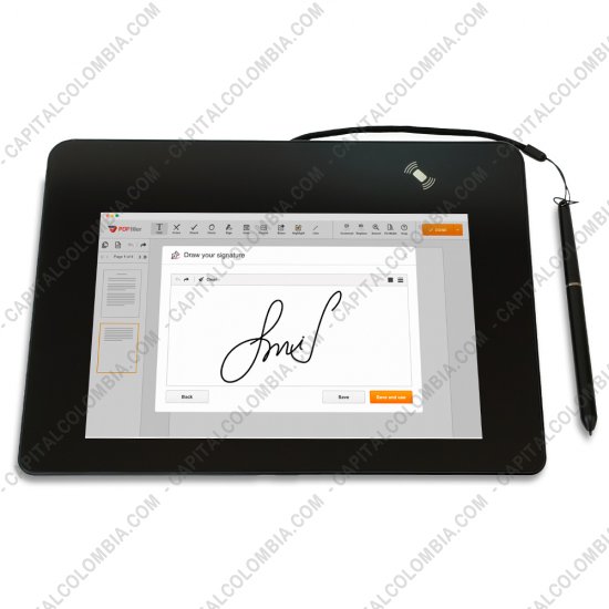 Tablas Digitalizadoras Wacom, Huion, Xp-Pen y otras, Marca: Ugee - Tableta Ugee Capturador de Firmas de 10 pulgadas conexi&oacute;n USB - UG1070B