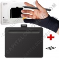 Combo Tabla Digitalizadora Wacom Intuos Small Black - Lápiz 4K - CTL4100 y Guante