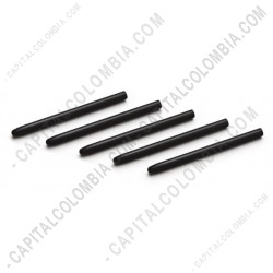 Ampliar foto de Kit de cinco (5) puntas de repuesto negras para tablas digitalizadoras Wacom Bamboo/Creative e Intuos 2/3/4/5/Pro/Cintiq