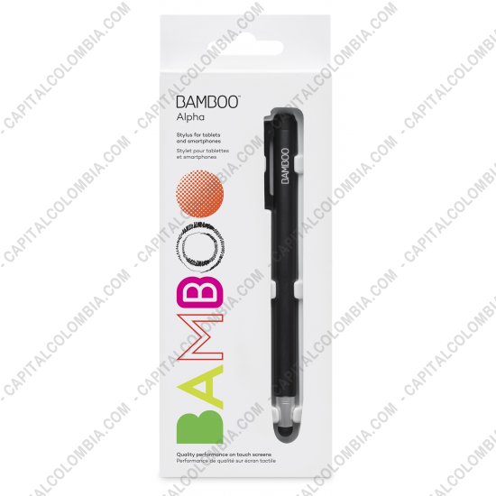 Tablas Digitalizadoras Wacom, Huion, Xp-Pen y otras, Marca: Wacom - L&aacute;piz Bamboo Stylus Alpha - Color Negro (CS180K)