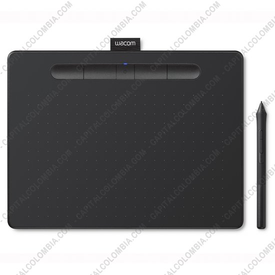 Tablas Digitalizadoras Wacom, Huion, Xp-Pen y otras, Marca: Wacom - Tabla Digitalizadora Wacom Intuos Comfort Plus Medium Pen Bluetooth Black - Lapiz 4K - inal&aacute;mbrica - CTL-6100WLK0