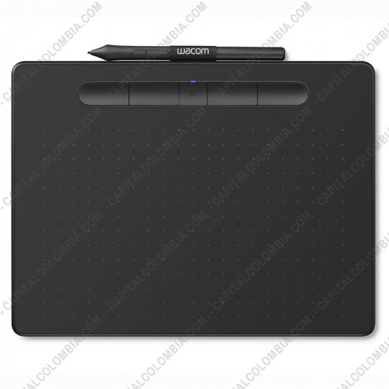 Tablas Digitalizadoras Wacom, Huion, Xp-Pen y otras, Marca: Wacom - Tabla Digitalizadora Wacom Intuos Comfort Plus Medium Pen Bluetooth Black - Lapiz 4K - inal&aacute;mbrica - CTL-6100WLK0