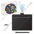 Tablas Digitalizadoras Wacom, Huion, Xp-Pen y otras, Marca: Wacom - Tabla Digitalizadora Wacom Intuos Comfort S Pen Bluetooth Black - Lapiz 4K - inalámbrica - CTL4100WLK0