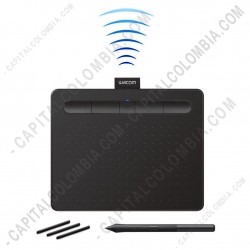 Ampliar foto de Tabla Digitalizadora Wacom Intuos Comfort S Pen Bluetooth Black - Lapiz 4K - inalámbrica - CTL4100WLK0