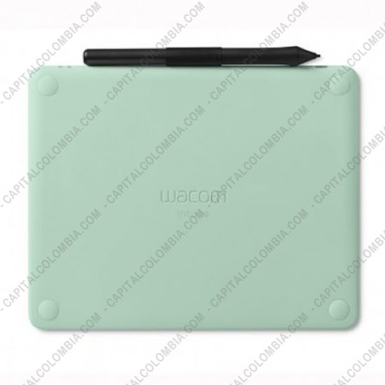 Tablas Digitalizadoras Wacom, Huion, Xp-Pen y otras, Marca: Wacom - Tabla Digitalizadora Wacom Intuos Comfort S Pen Bluetooth Verde Pistacho - Lapiz 4K - inalámbrica - CTL4100WLE0