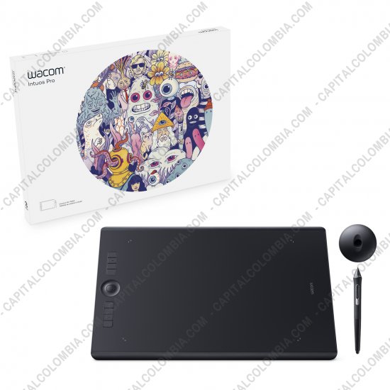 Tablas Digitalizadoras Wacom, Huion, Xp-Pen y otras, Marca: Wacom - Tableta Wacom Intuos Pro Touch Large (PTH860) - Lápiz con 8.192 niveles de presión