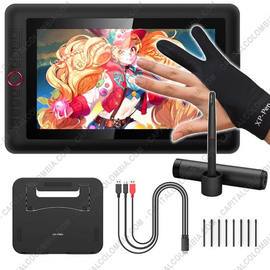 Tablas Digitalizadoras Wacom, Huion, Xp-Pen y otras, Marca: Xp-Pen - Display Digitalizador XP-Pen Artist 13.3 Pro con lápiz 8K y área activa de 29.38cm x 16.52cm