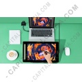 Tablas Digitalizadoras Wacom, Huion, Xp-Pen y otras, Marca: Xp-Pen - Display Digitalizador XP-Pen Artist 16 Segunda Generación color verde con lápiz 8K con chip x3 y área activa de 34.1cm x 19.18cm