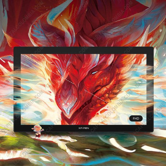 Tablas Digitalizadoras Wacom, Huion, Xp-Pen y otras, Marca: Xp-Pen - Display Digitalizador XP-Pen Artist 24 FHD con l&aacute;piz 8K - &aacute;rea activa de 52.69cm x 29.64cm
