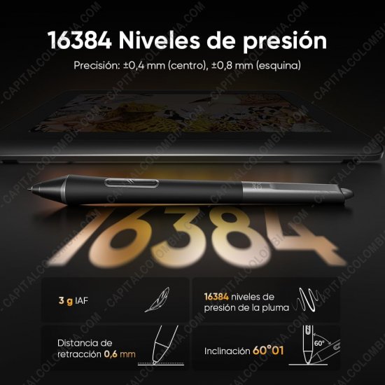 Tablas Digitalizadoras Wacom, Huion, Xp-Pen y otras, Marca: Xp-Pen - Display Digitalizador XP-Pen Artist Pro 16 Gen2 - MD160QH con l&aacute;piz 16K y &aacute;rea activa de 34.47cm x 21.54cm