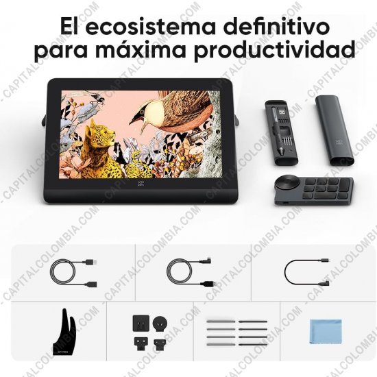 Tablas Digitalizadoras Wacom, Huion, Xp-Pen y otras, Marca: Xp-Pen - Display Digitalizador XP-Pen Artist Pro 16 Gen2 - MD160QH con l&aacute;piz 16K y &aacute;rea activa de 34.47cm x 21.54cm