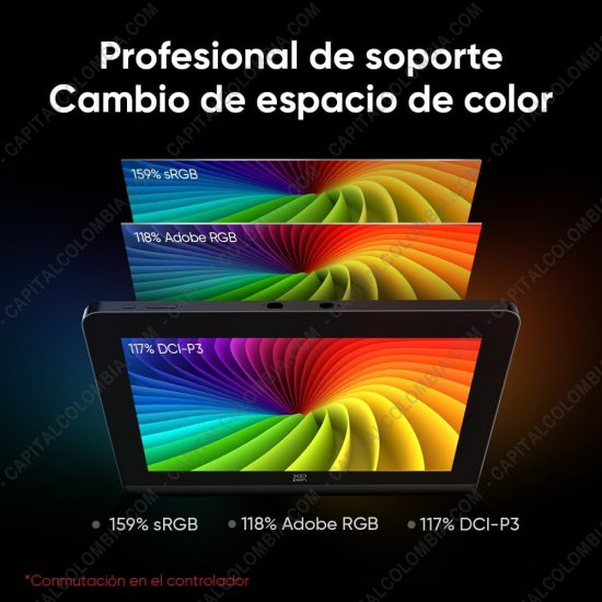 Tablas Digitalizadoras Wacom, Huion, Xp-Pen y otras, Marca: Xp-Pen - Display Digitalizador XP-Pen Artist Pro 16 Gen2 - MD160QH con l&aacute;piz 16K y &aacute;rea activa de 34.47cm x 21.54cm